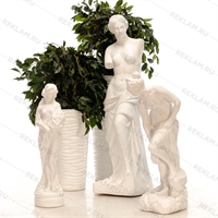 Фигура Девушка с кувшином, полистоун, 130 см. - фото 49009