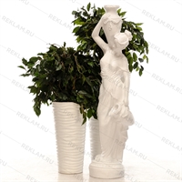 Фигура Девушка с кувшином, полистоун, 130 см. - фото 49014