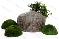 Крышка септика Валун Моераки, стеклопластик, d 125 см. - фото 49130