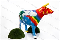 Рекламная фигура корова "Пальма", пластик - фото 49162