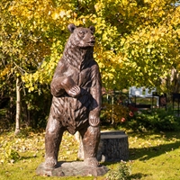 Ростовая фигура Медведь, фибергласс, 215 см. - фото 49226