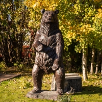 Ростовая фигура Медведь, фибергласс, 215 см. - фото 49227