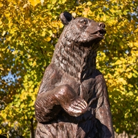 Ростовая фигура Медведь, фибергласс, 215 см. - фото 49228