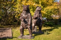 Ростовая фигура Медведь, фибергласс, 215 см. - фото 49230