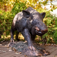 Фигура Кабан, пластик, 113 см.  - фото 49246