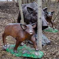 Фигура Кабан, пластик, 113 см.  - фото 49248