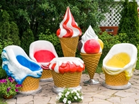 макет мороженое