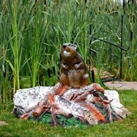 Крышка для септика Бобёр на запруде F07095 стеклопластик, ширина 92 см - фото 49666