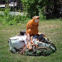 Крышка для септика Бобёр на запруде F07095 стеклопластик, ширина 92 см - фото 49667