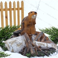 Крышка для септика Бобёр на запруде F07095 стеклопластик, ширина 92 см - фото 49678