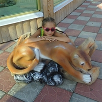 Садовая фигура Пума на дереве - фото 49681