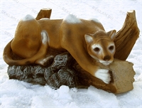 Садовая фигура Пума на дереве - фото 49684