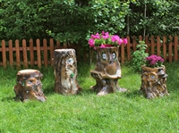 Пень фигура для сада - фото 49695