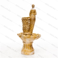 Садово-парковый фонтан  Девушка F03080 высота 100 см - фото 49717