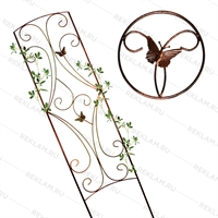 Шпалера с бабочками для вьющихся садовых растений 57-011 h=150 см - фото 49791