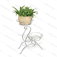 Подставка из металла на 2 цветка - фото 50064