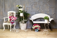 Подставка из металла на 2 цветка - фото 50065