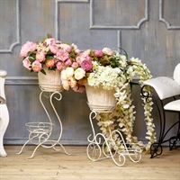 Подставка из металла на 2 цветка - фото 50072