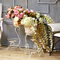 Подставка из металла на 2 цветка - фото 50073