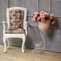 Подставка из металла на 2 цветка - фото 50075