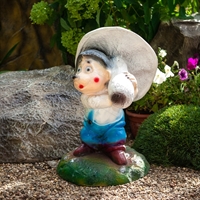 Садовая фигура Ежик с грибом - фото 50171