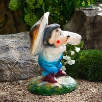 Садовая фигура Ежик с грибом - фото 50174