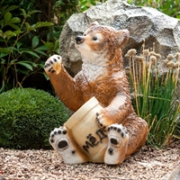 Фигурка Медведь с бочонком - фото 50190