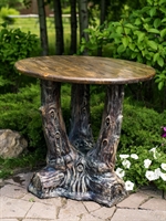 Декоративный стол Три ствола с деревянной столешницей U07504 - фото 50267