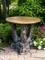 Декоративный стол Три ствола с деревянной столешницей U07504 - фото 50268