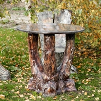 Декоративный стол Три ствола с деревянной столешницей U07504 - фото 50271