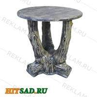Декоративный стол Три ствола с деревянной столешницей U07504 - фото 50278