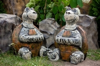 Лавка детская Черепахи U07524 стеклопластик и дерево - фото 50287