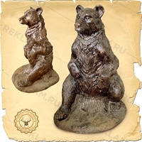 Фигура Медведица большая FS07147 стеклопластик h=140 см - фото 50399