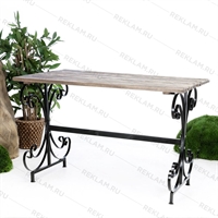 Стол для дачи разборный 881-61R металл и дерево - фото 50414