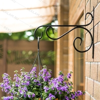 Кронштейн для цветов настенный 52-004 металлический - фото 50461