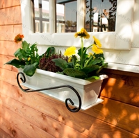 Кронштейн для балконных ящиков Волна 51-038 металл - фото 50495