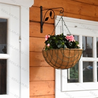 Кронштейн для цветов настенный металлический 52-049 - фото 50502