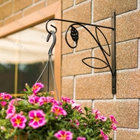 Кронштейн настенный для подвесного кашпо металл 52-033 - фото 50524