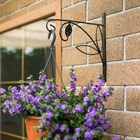 Кронштейн настенный для подвесного кашпо металл 52-033 - фото 50526