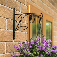 Кронштейн настенный для подвесного кашпо металл 52-033 - фото 50528