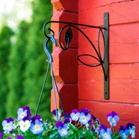 Кронштейн настенный для подвесного кашпо металл 52-033 - фото 50536