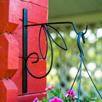 Кронштейн настенный садовый из металла - фото 50546