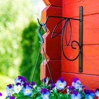 Кронштейн настенный садовый из металла - фото 50552