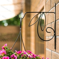 Кронштейн настенный садовый из металла - фото 50554