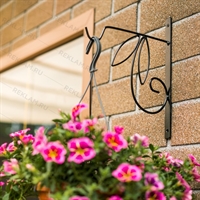 Кронштейн настенный садовый из металла - фото 50555