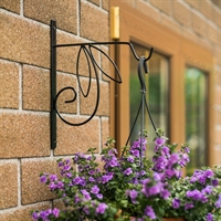 Кронштейн настенный садовый из металла - фото 50556