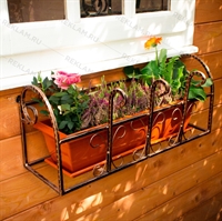 Подставка для цветов оконная - фото 50596