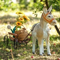 Декоративная садовая тележка F07038 - фото 50643