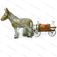 Декоративная садовая тележка F07038 - фото 50646