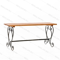 Лавка кованая для парка - фото 50804